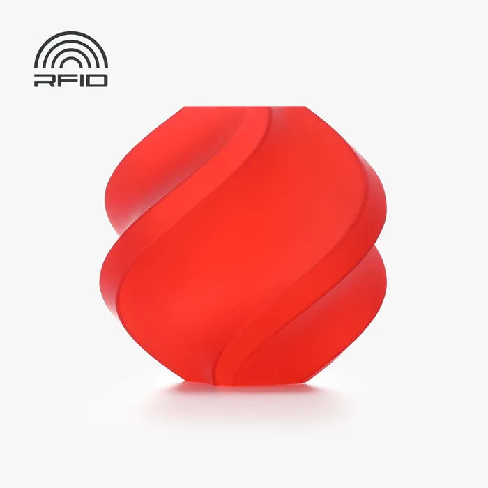 Filament Bambu Pla Translucent Red 13210 1.75 1kg With Spool