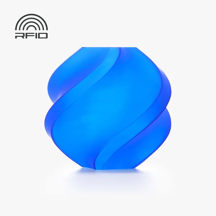 Filament Bambu Pla Translucent Blue 13611 1.75 1kg With Spool