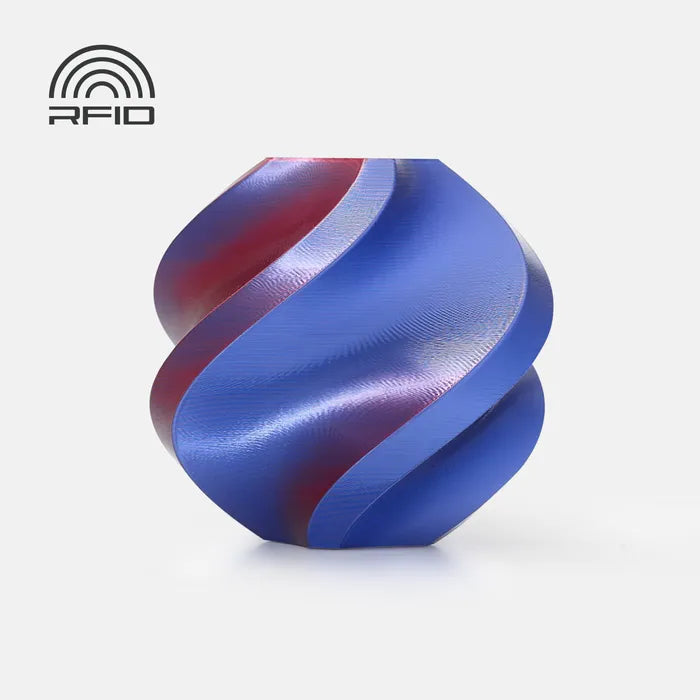 Filament Bambu PLA Silk Multi-Color Midnight Blaze (Blue-Red) 13902 1.75 1kg With Spool
