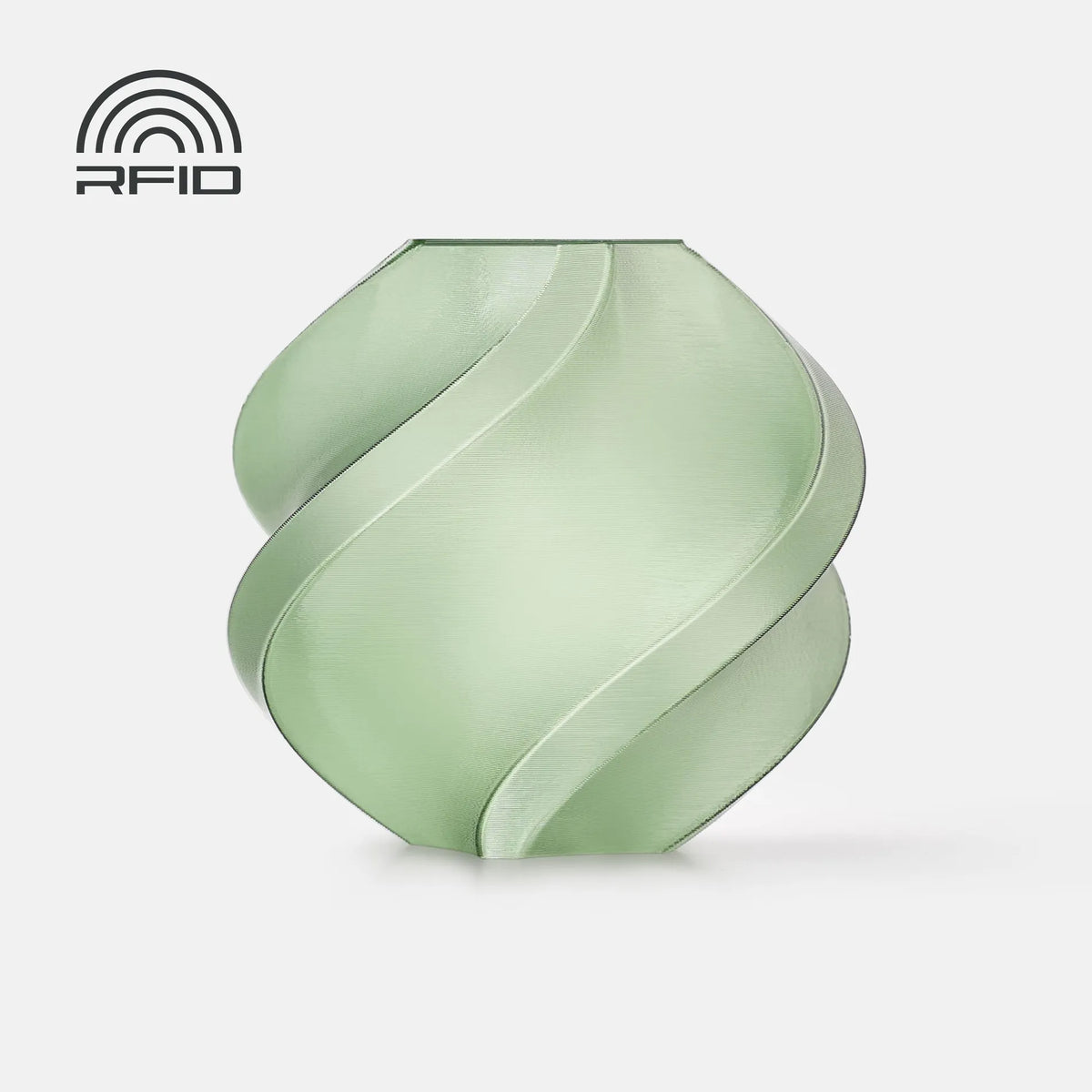 Filament Bambu Petg Translucent Olive Green 32500 1.75 1kg Refill