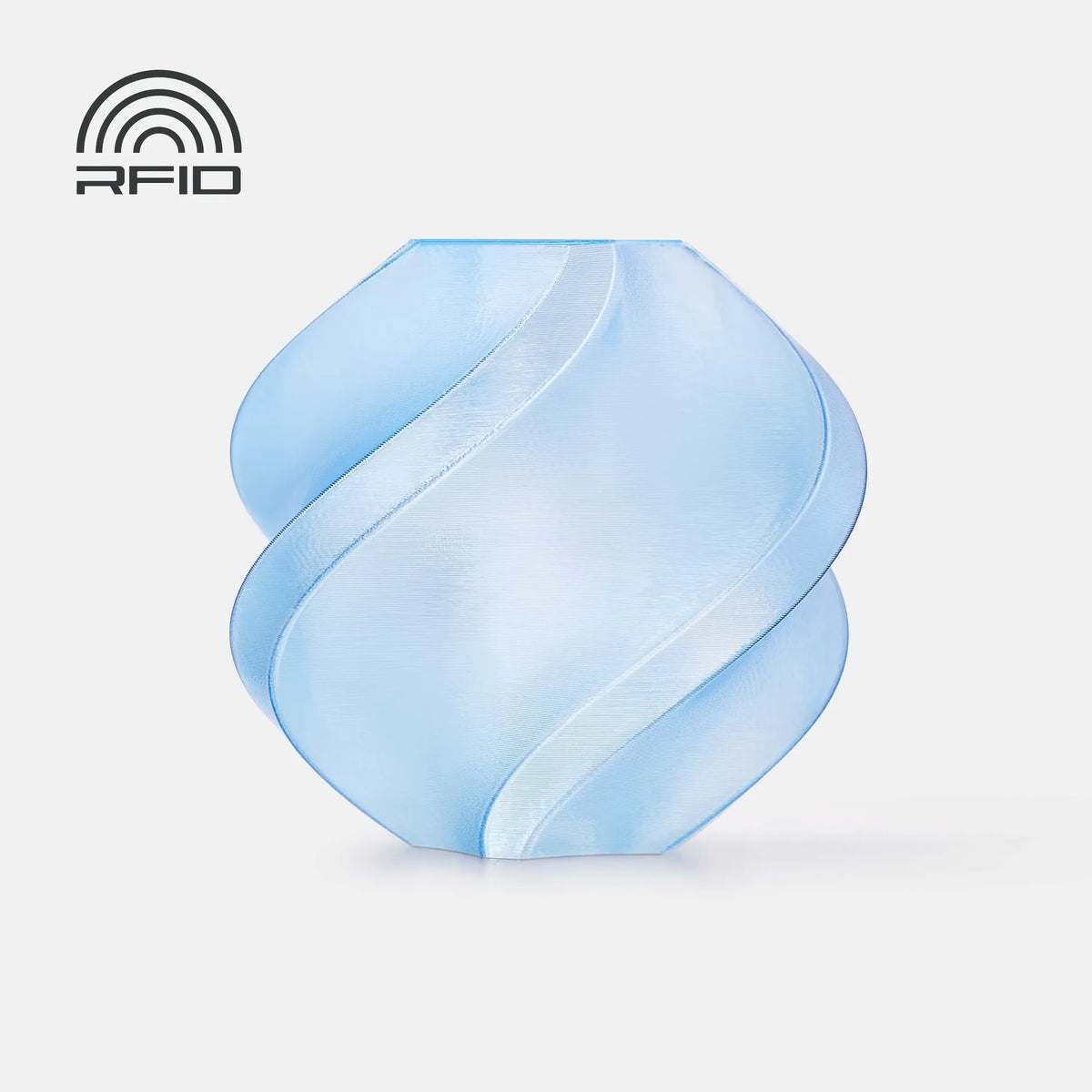 Filament Bambu Petg Translucent Light Blue 32600 1.75 1kg Refill