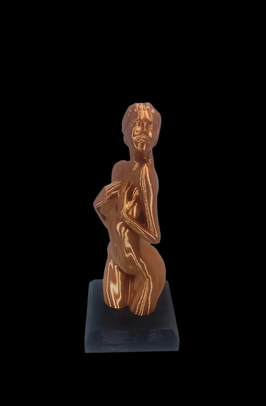 Woman Figurine (Copper-Black)