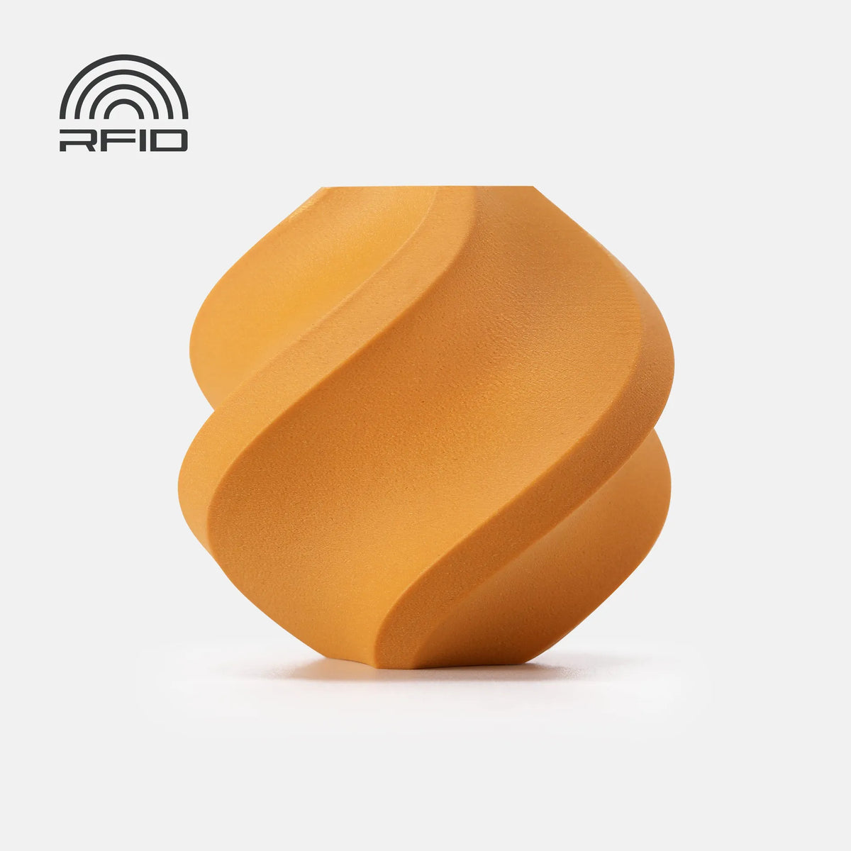 Bambu PLA Wood Filament Ochre Yellow 13403 With Spool