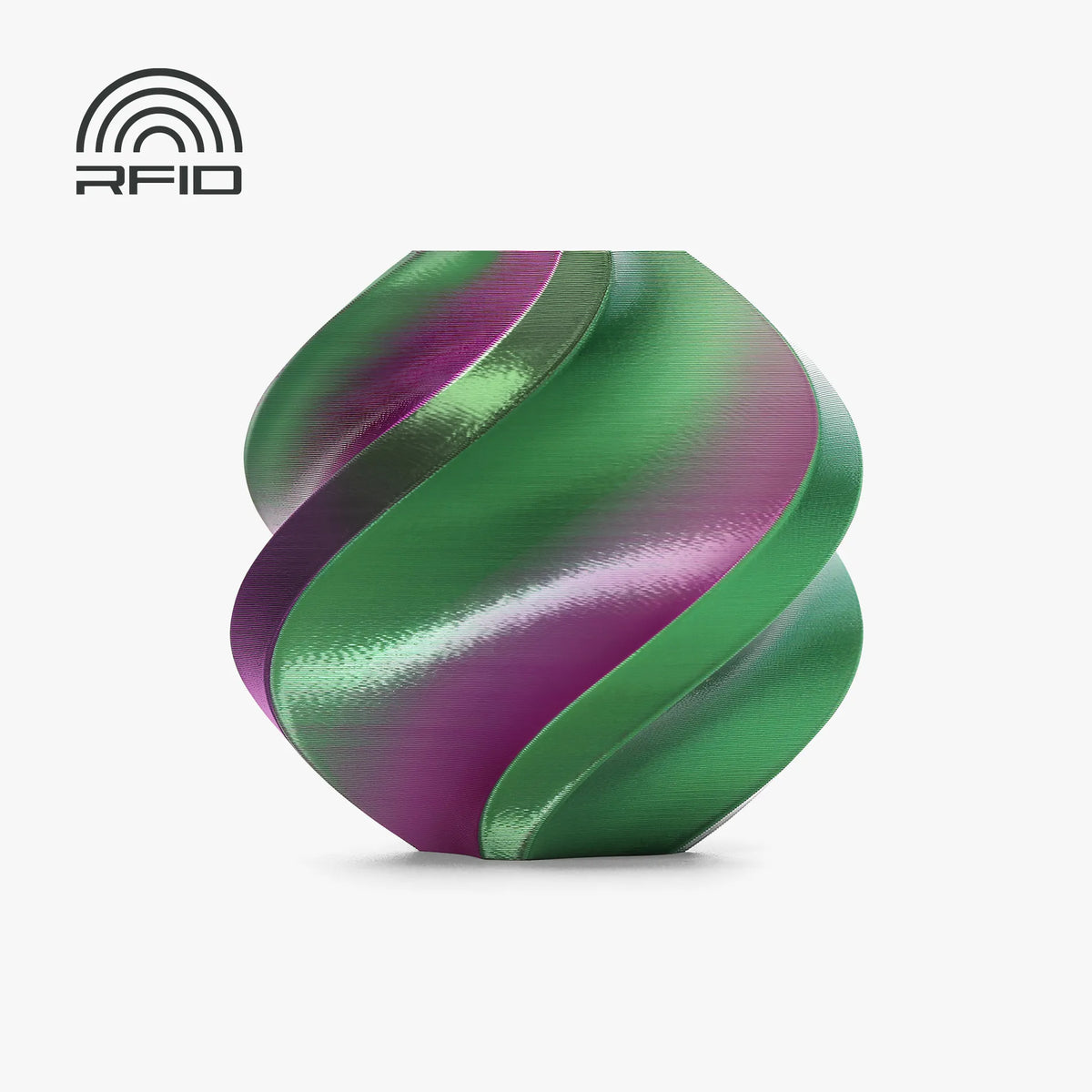 Bambu PLA Silk Multi-Color Filament Mystic Magenta 13913 1.75 1kg With Spool