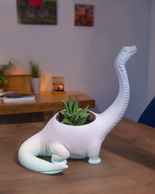 Herbivore Planter - Front (Light Gray)