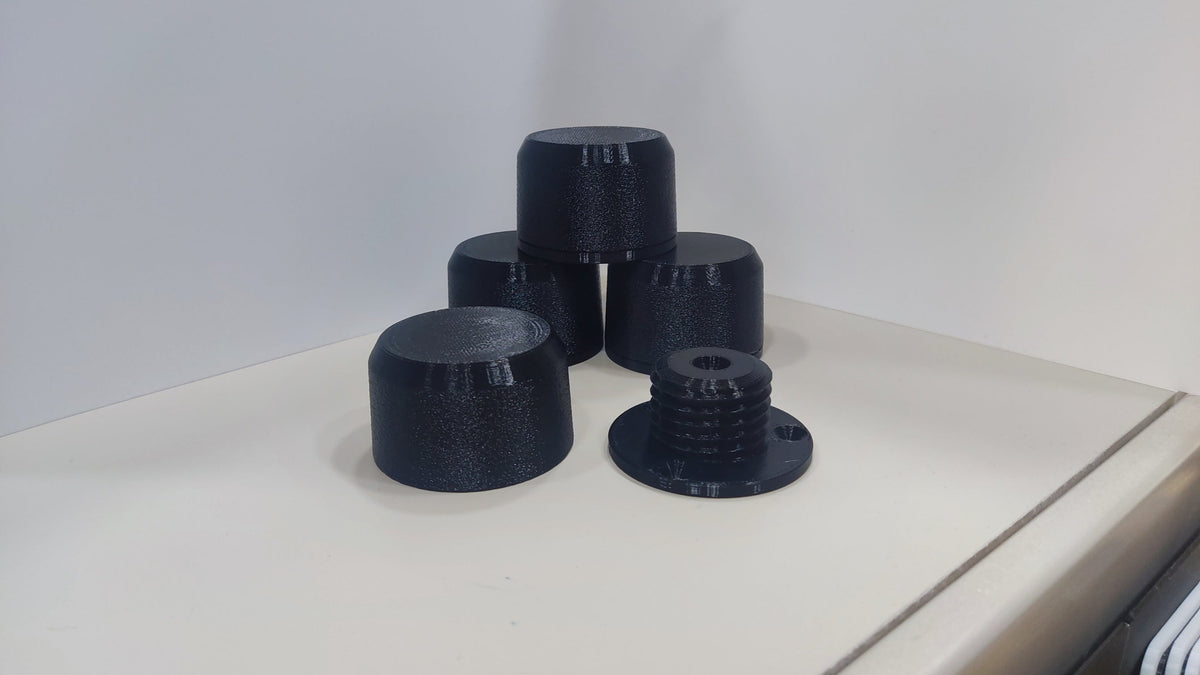 Ρυθμιζόμενο ποδαράκι επίπλου 60Χ40 (Black)