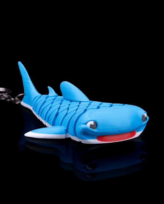 Mark, the Whale Shark keychain (Blue)
