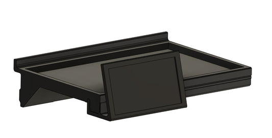 Slat Shelf 12X20 Black