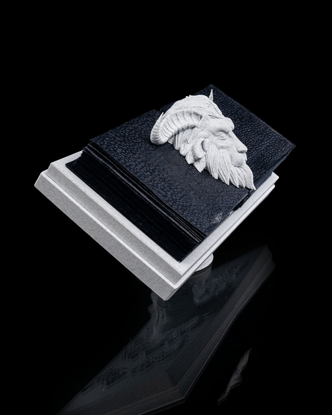 The Guardian Napkin Holder (White Marble)