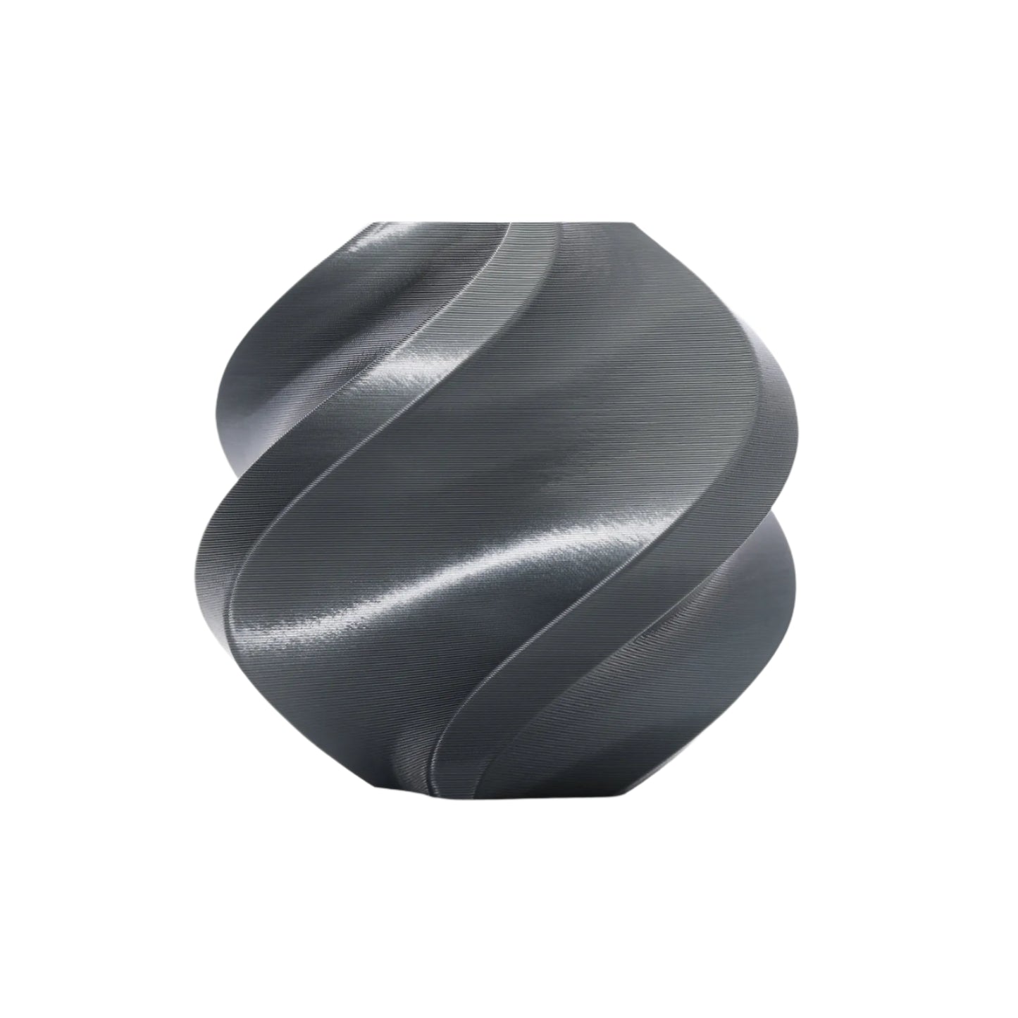 Filament Bambu Pla Silk+ Titan Gray 13108 1.75 1kg With Spool