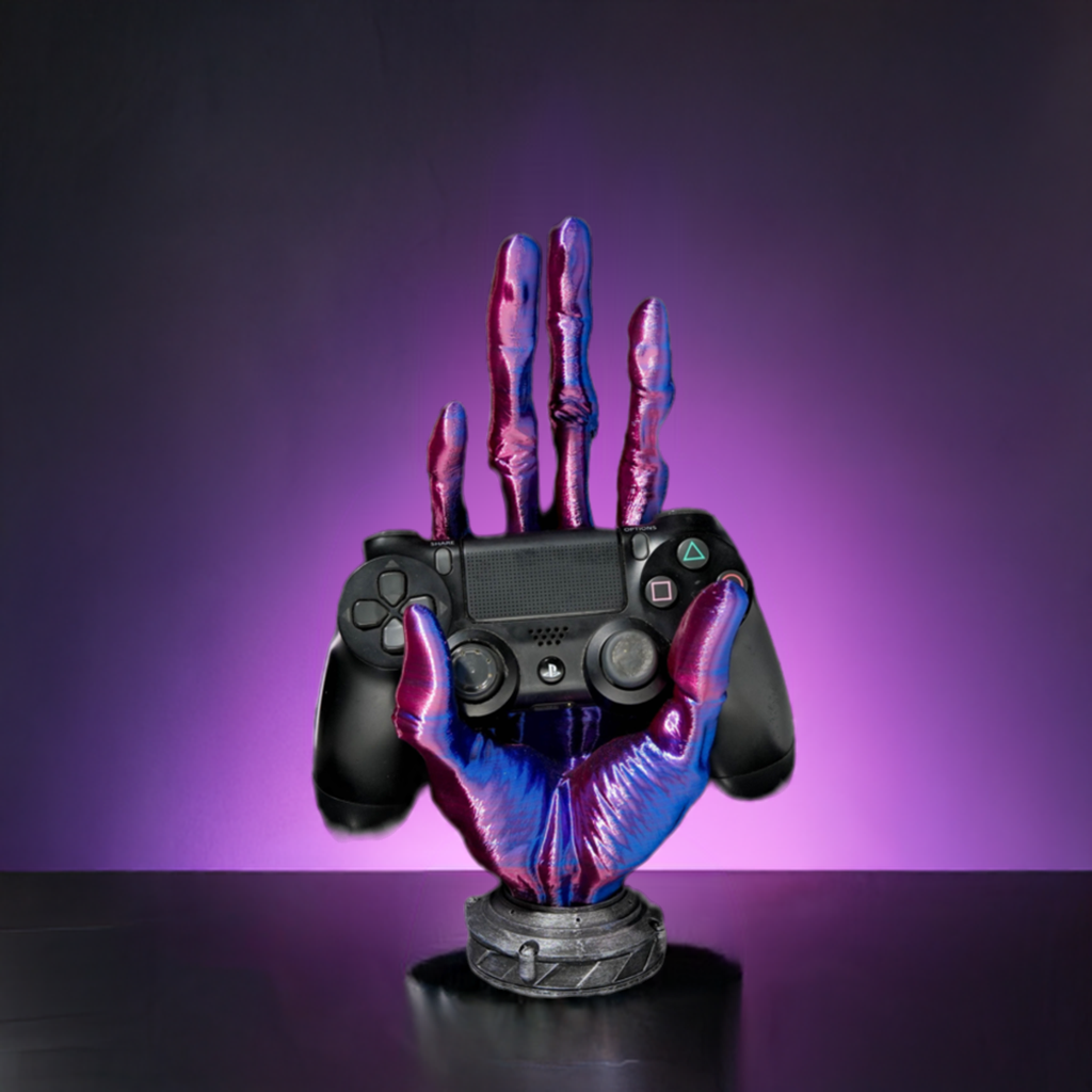 6-Finger Alien Hand Controller Holder (Blue-Purple)