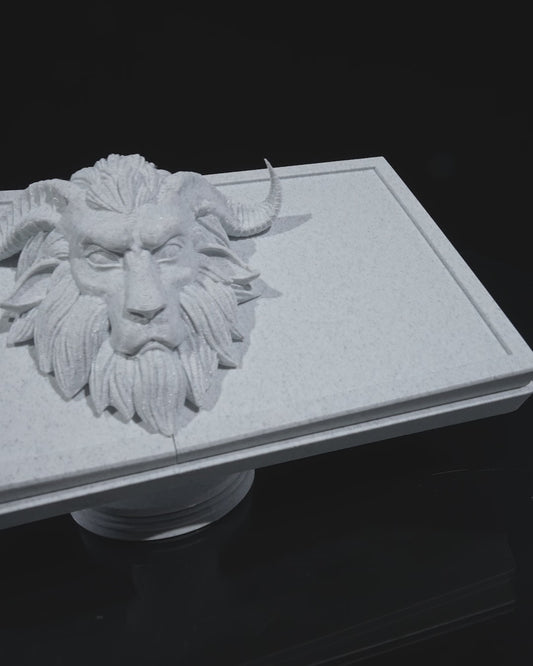 The Guardian Napkin Holder (White Marble)