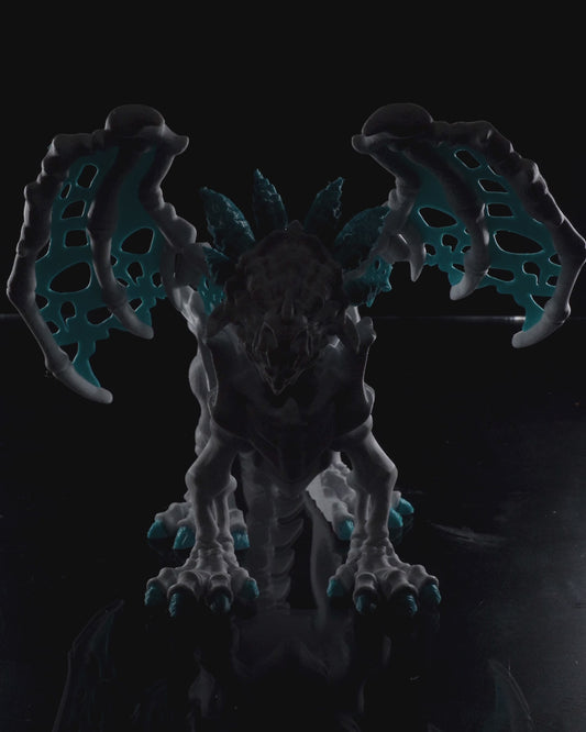 Ske-lethal Dragon (Bone White - Black)